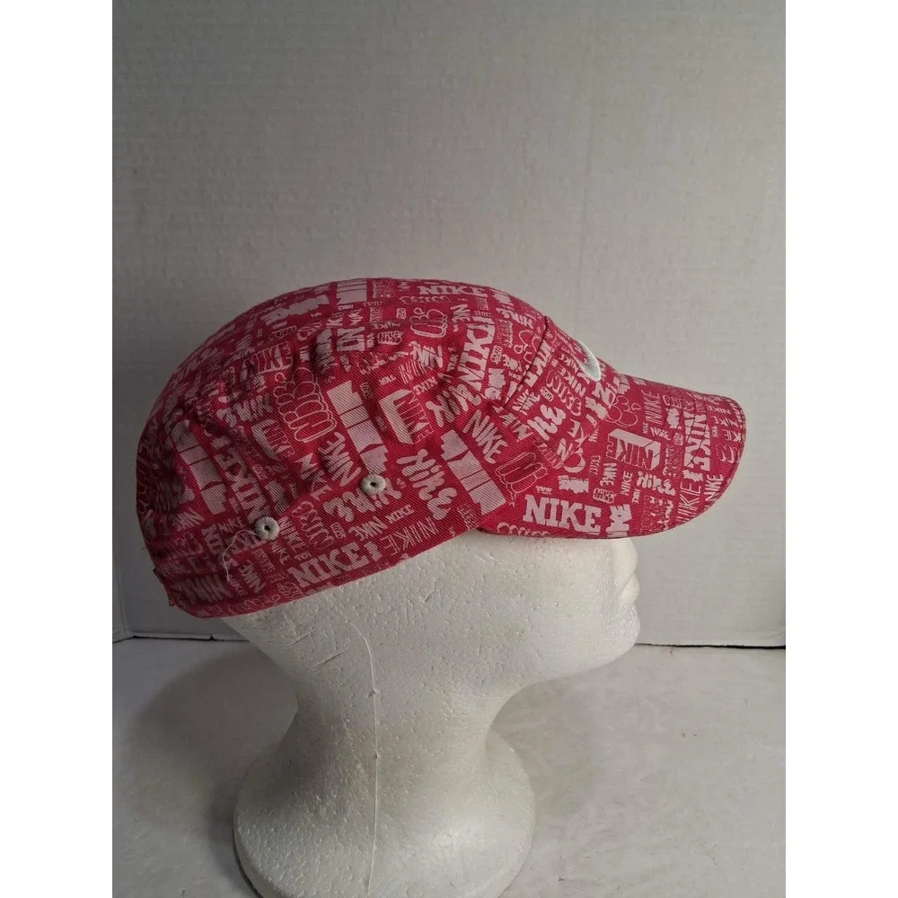 Nike Toddler Just Do It Pink All Over‎ Logo Baseball Cap Hat